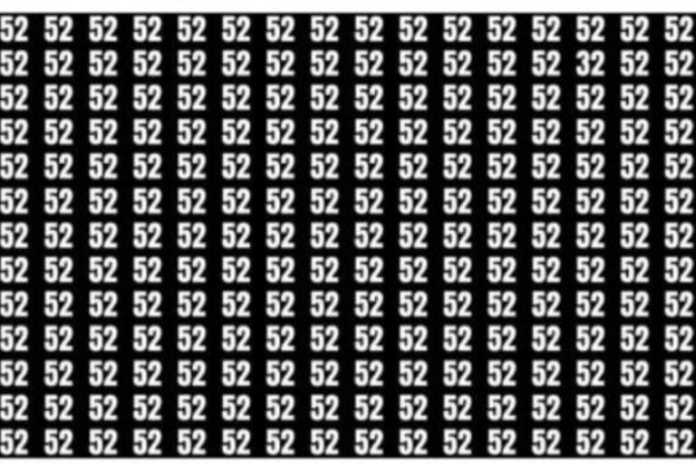 Only People with 66 Vision Can Pass This Optical Illusion—Can You Find the Odd Number in 5 Seconds