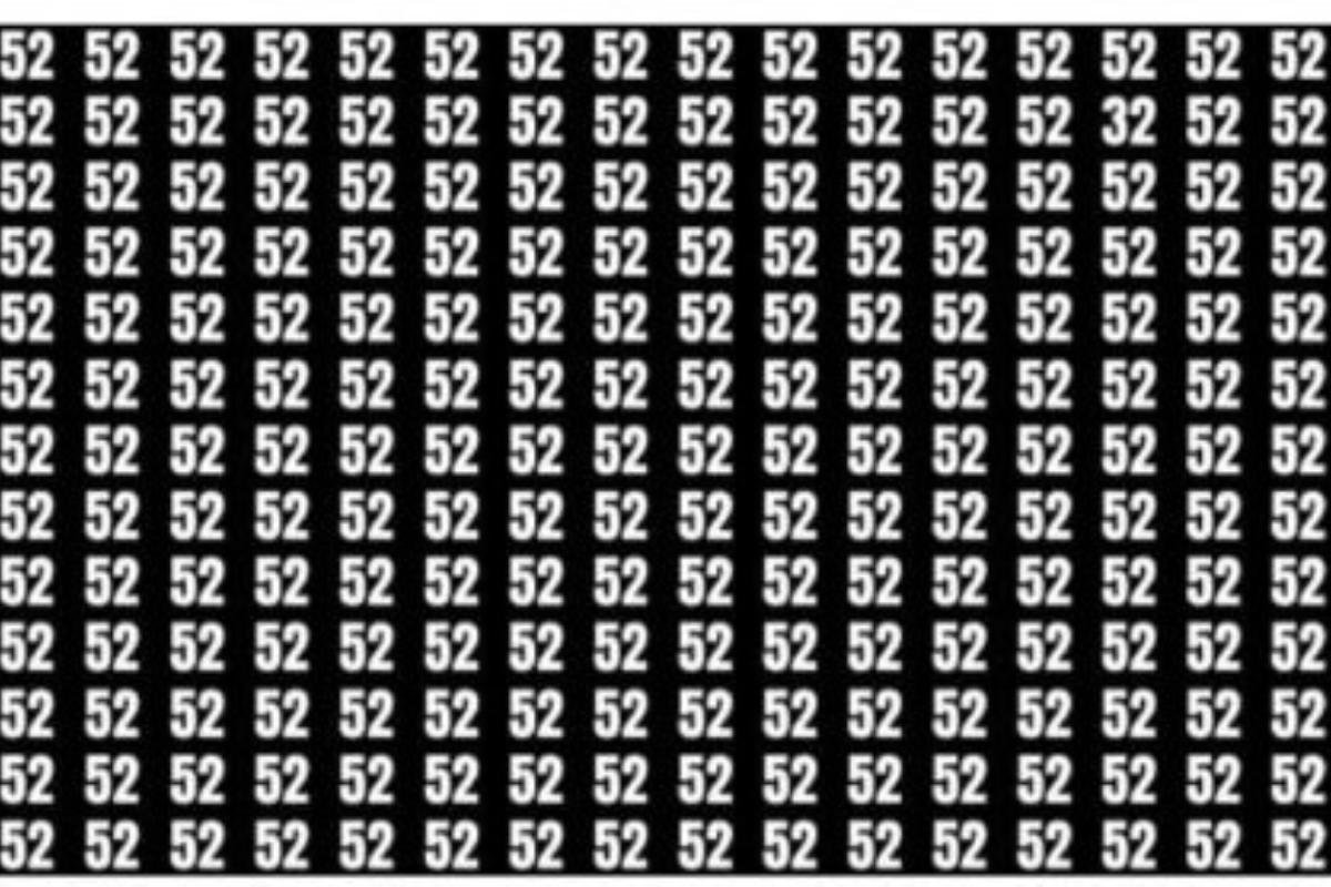 Only People with 66 Vision Can Pass This Optical Illusion—Can You Find the Odd Number in 5 Seconds