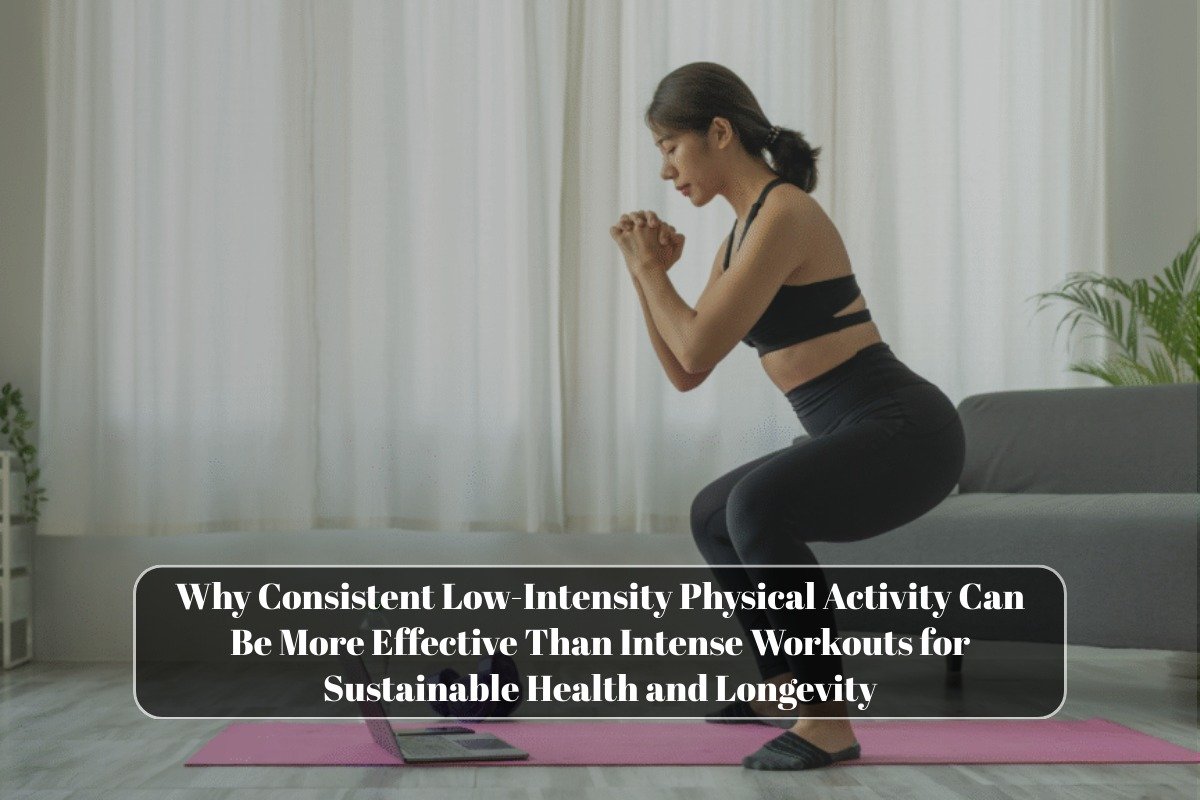 Why Consistent Low-Intensity Physical Activity Can Be More Effective Than Intense Workouts for Sustainable Health and Longevity