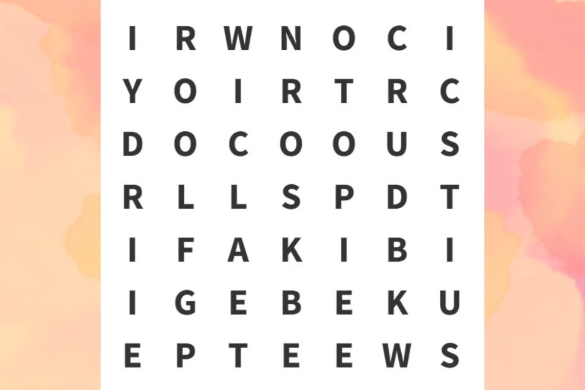 Word Puzzle Find the hidden word in 12 seconds!